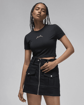 【Nike】Jordan Women's Cropped T-Shirt(送料無料) Jordan Women's Slim Cropped T-Shirt. Nike ID